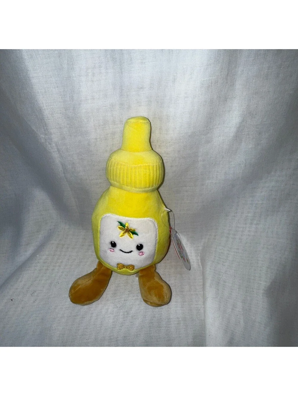 GiggleScape Mustard Bottle Plush 9” Yellow Food Toy Target Exclusive NWT